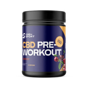 CBD Pre-Workout -treeniboosteri kirsikka 400g - CBD+Sport